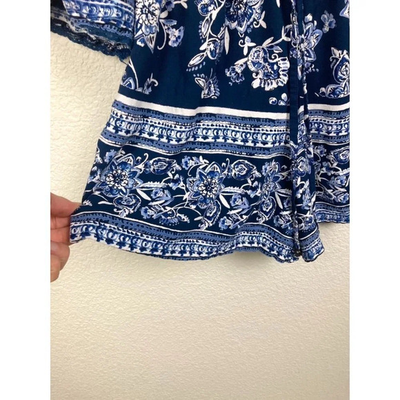 Angie Floral Off the Shoulder Romper Size Small - Picture 11 of 13